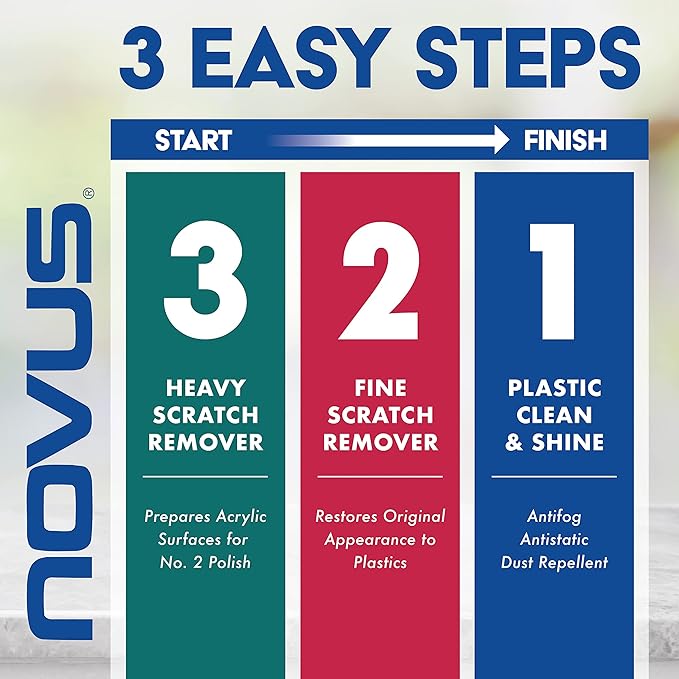 Novus 7072 | Fine Scratch Remover #2 | 64 Ounce Bottle