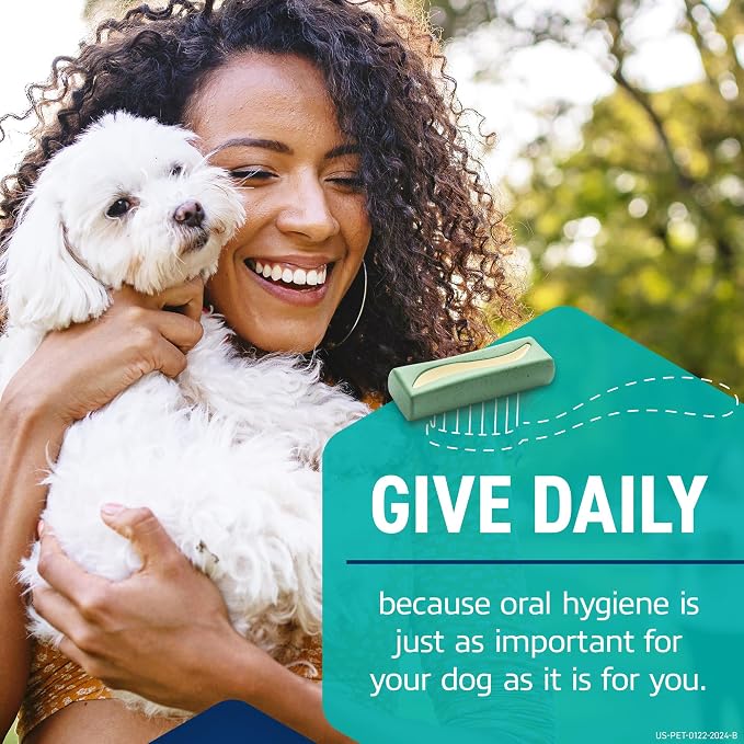 OraVet Dental Hygiene Chews for Small Dogs, Oral Care with Delmopinol, Vanilla Flavor, 14 Count (Pack of 2)