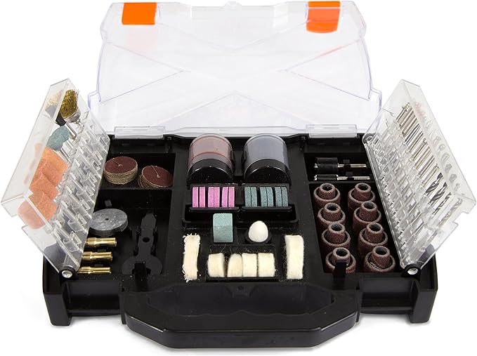 WEN 230151A 150-Piece Rotary Tool Accessory Kit with Carrying Case