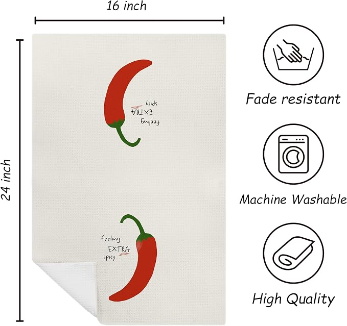 Italian Kitchen Towels Set 3, Italian Kitchen Decor, Bar Towels for Kitchen Bartender, Retro Dish Towels for Hand Towels for Kitchen, Aesthetic Kitchen Decor, 16x24 Inch