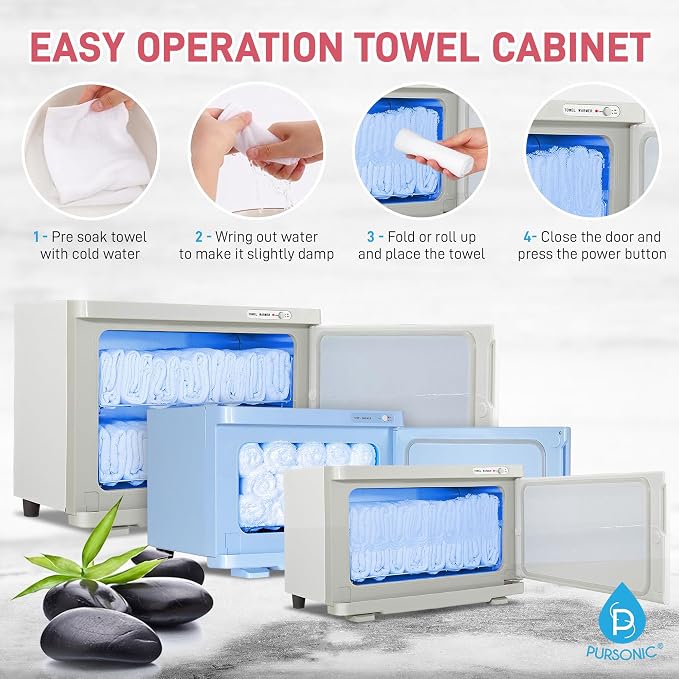 Pursonic Deluxe Towel Warmer with UV Sterilizer Large