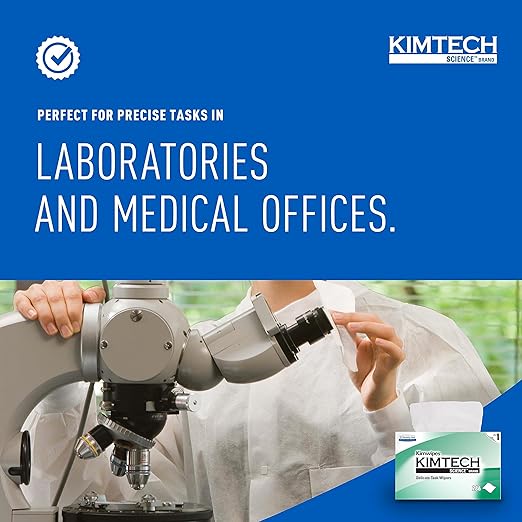 Kimtech Science Kimwipes Delicate Task Wipes (34155), Pop-Up Box, White (60 Boxes of 286 Sheets, 17,160 Sheet Total)