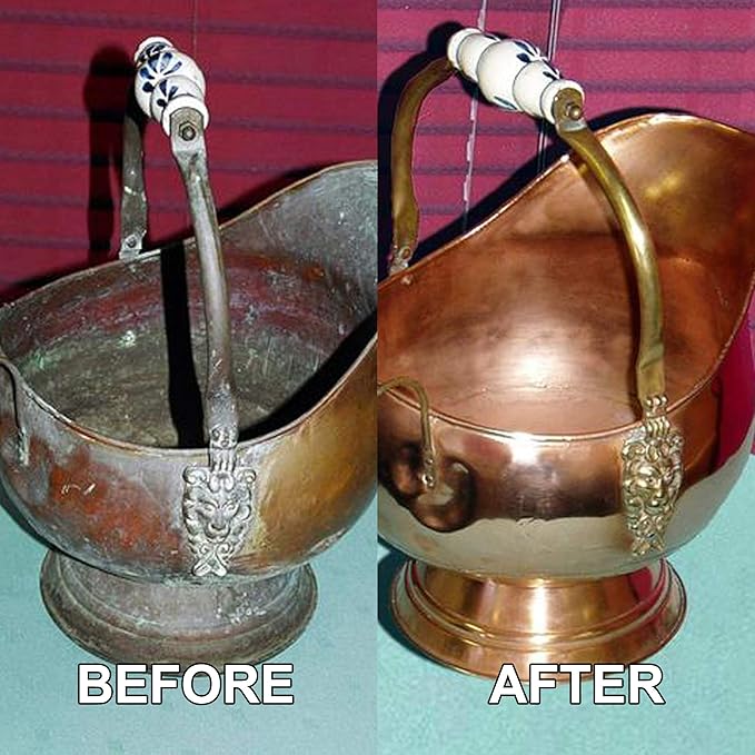 Magic All Metal Polish Removes Tarnish, Oxidation, Corrosion & Surface Rust, Leaving a Protective Coating, Ideal for Antiques, Jewelry and more 3 x 6.7floz