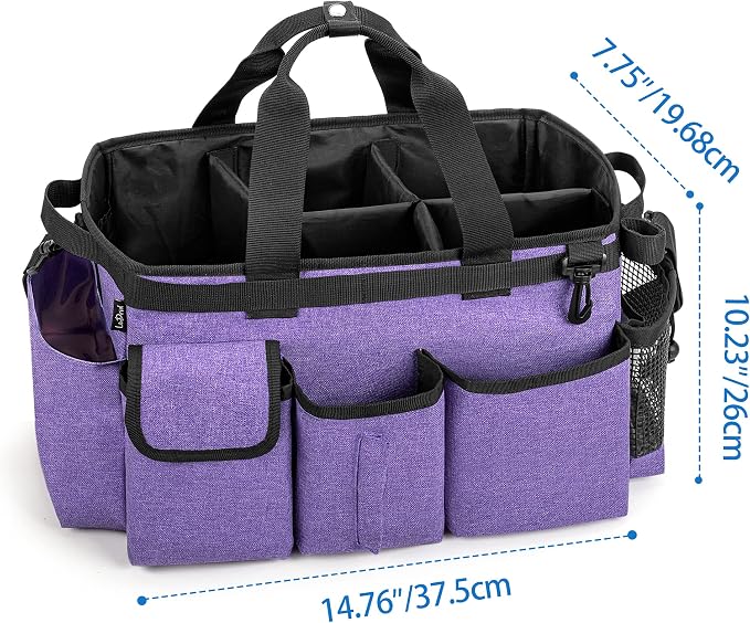 LoDrid Cleaning Supply Caddy with Cleaning Apron