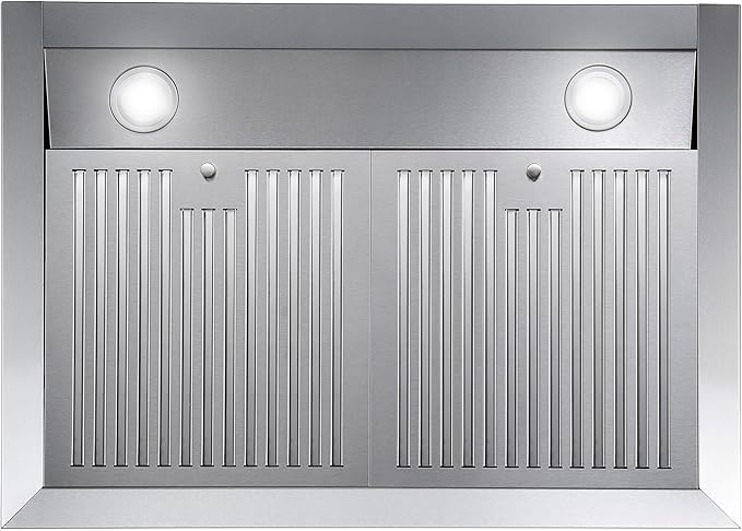 COSMO UC30 29.5 in. Ducted Under Cabinet Range Hood, Kitchen Over Stove Vent, 3-Speed Fan, Permanent Filters, LED Lights in Stainless Steel, 30 inch
