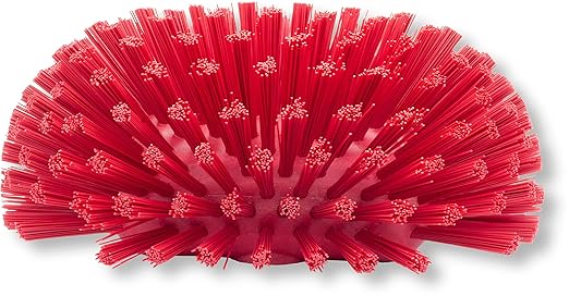 SPARTA Kettle Brush, Essential Scrubber with Flared Head for Cleaning Tanks and Kettles, 5.25" x 7.5", 1 Count, Red