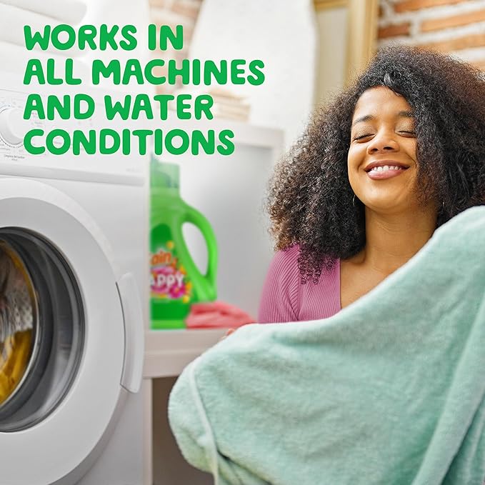 Bundle of Gain Liquid Laundry Detergent, Happy, HE Compatible, 154 fl oz, 107 Loads + Gain In-Wash Laundry Scent Booster Beads, Happy Scent, 24 oz