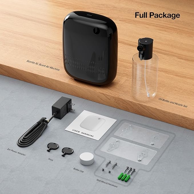 Smart Scent Air Machine ANW Black + 400mL Replacement Bottle