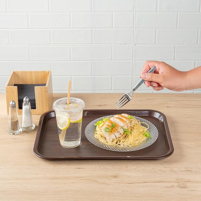 Restaurantware Moderna 7.3 Inch Disposable Forks 250 Recyclable Plastic Cutlery - Crack-Resistant For All Types Of Meals Silver Plastic Party Forks