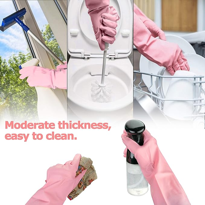 Star Gloves Cut Resistant long-lasting Latex Cleaning Gloves Reusable Kitchen Gloves durable Dishwash