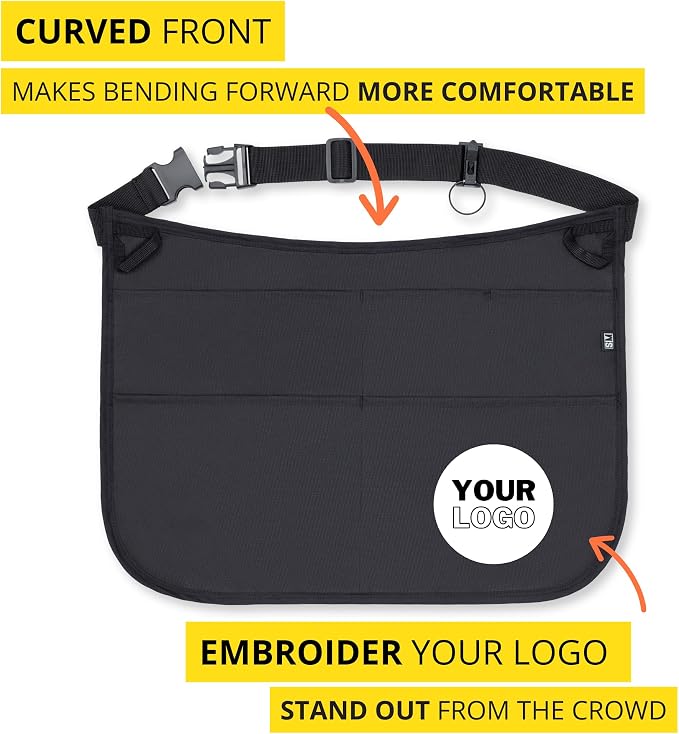 5-Pocket Waterproof Professional Cleaning Apron. Made for Pro Cleaners. Like a Cleaning Caddy Around Your Waist
