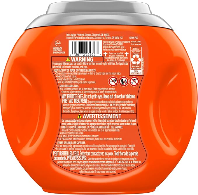 Tide PODS Laundry Detergent Soap with Downy 4-in-1 Stain Remover Freshness Softness Detergent pacs, April Fresh Scent, 32 Count