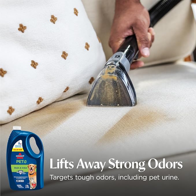 Bissell Pet & Stain Odor Full Size Deep Cleaner Machine Solution, 1 Gallon, 99K5Y
