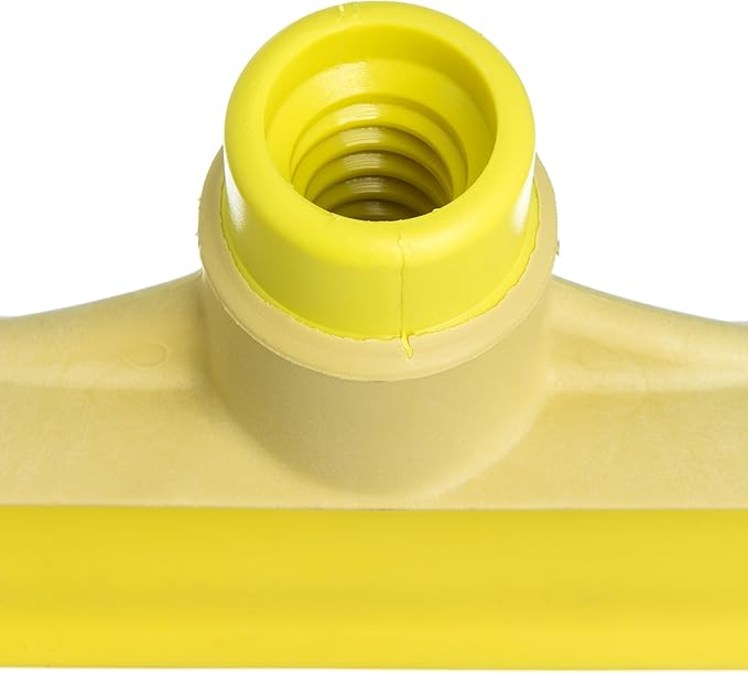 SPARTA 3656704 Plastic Foam Squeegee, Shower Squeegee, Heavy Duty Squeegee With Rubber Blade For Windows, Glass, Shower Doors, Floors, Windshields, 20 Inches, Yellow