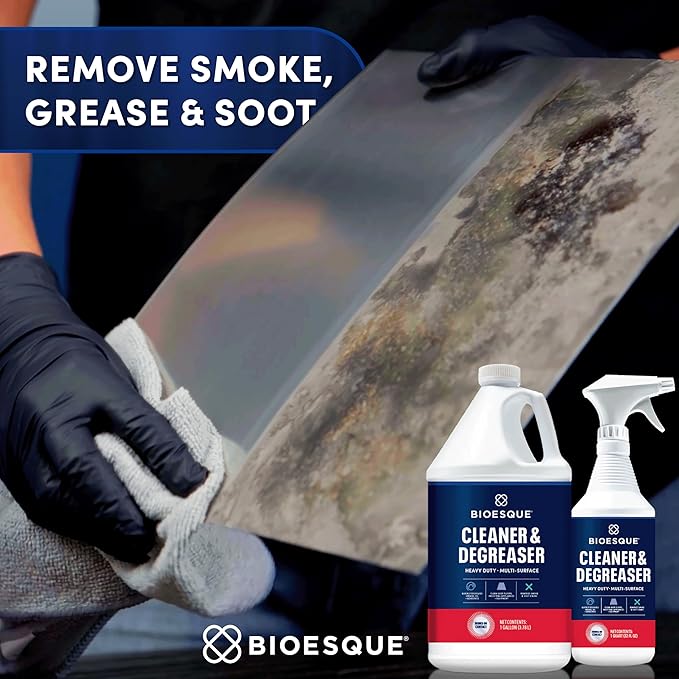 Bioesque Heavy Duty Multi-Surface Cleaner & Degreaser Concentrated Professional Formula, 32 Fl Oz (Pack of 1)