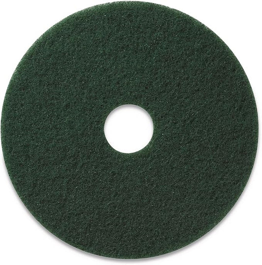 Americo 400320 Scrubbing Pads, 20-Inch Diameter, Green, 5/Ct