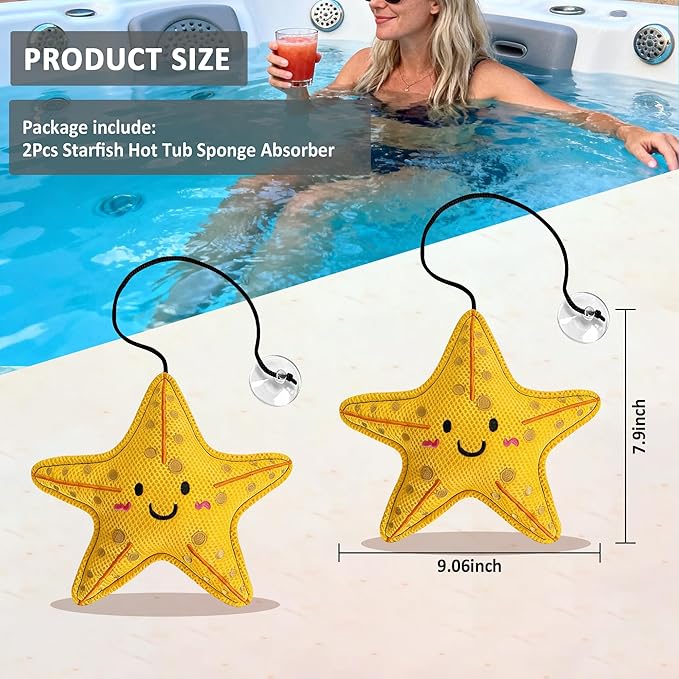 Hot Tub Scum Absorber Accessories, Hot Tub Accessories for Spa & Pool, Hot Tub Scum Sponge for Hot Tub Oil Absorbing Sponge for Hot Tub Spa Accessories, Hot Tub Sponge Scum Repeat Use. ﻿