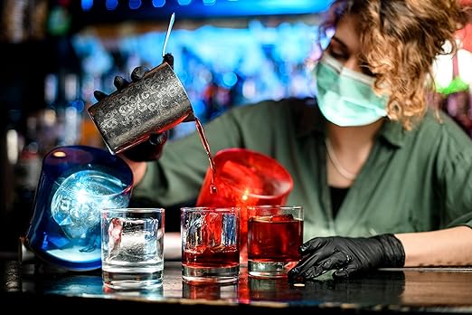 Cranberry Carbon Air Black Nitrile Gloves Disposable, Latex Free Powder Free, Dental & Medical Exam & Food Safe Gloves, 2.5 Mil – Chemo Rated, Fentanyl Resistant, Low Dermatitis (X-Small, 300 Count)