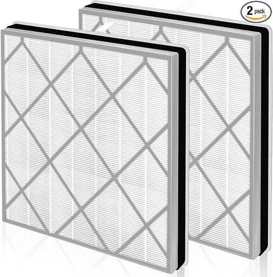 HE400 HE401 Filter Replacement for Shark Air Purifier 4 Fan, Compatible with Shark HE400 HE401 HE402 HE405 Air Models, True HEPA Filter, Replace Part # HE4FKPET, 2 Pack By Improvedhand