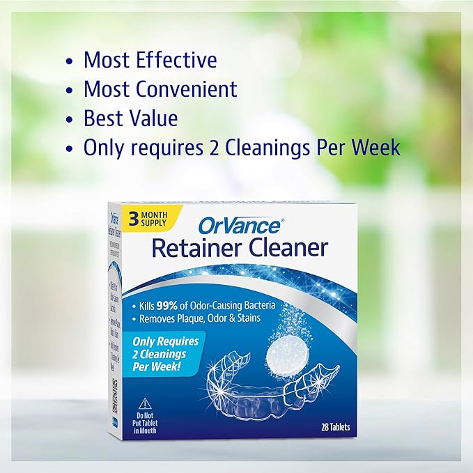 OrVance Retainer Cleaner Tablets (28 Count) & OrVance Pontics (16 Count)