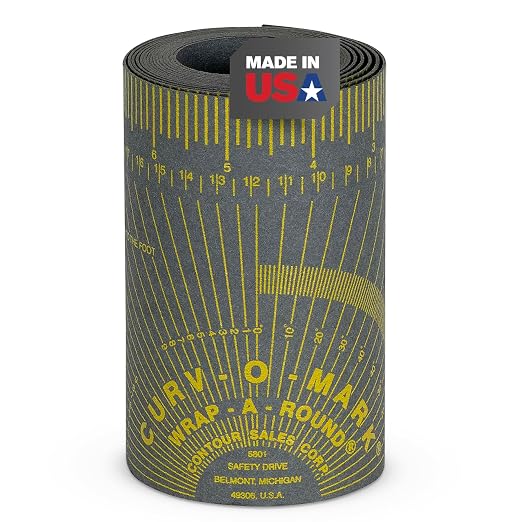 Jackson Safety Pipe Measuring Tool - Wrap-A-Round Tape Pipe Fitting Tool (Multiple Sizes and Heat Ratings)