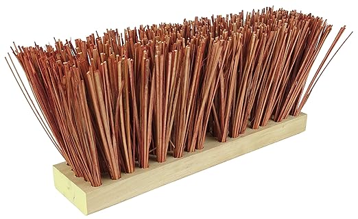 Weiler 70209 16" Block Size, Dyed Palmyra Fill, Hardwood Block, Street Broom, Made in the USA
