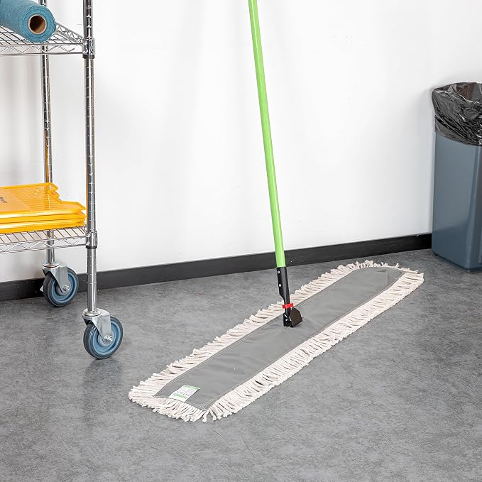 Restaurantware-MOP HEAD ONLY: Clean Tek Professional 48 x 5 Inch Dry Mop Head, 1 For Dusting - Frame Sold Separately, Disposable, Cotton, For Home And Commercial Use