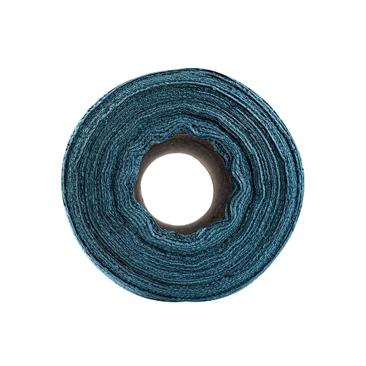 Restaurantware-Clean Tek Professional 11.8 x 11.8 Inch Microfiber Towel Rolls, 30 Reusable Towel Rolls - 30 Tear Away Sheets Per Roll, Perforated, Teal Microfiber Cloth, For All The Cleaning Tasks