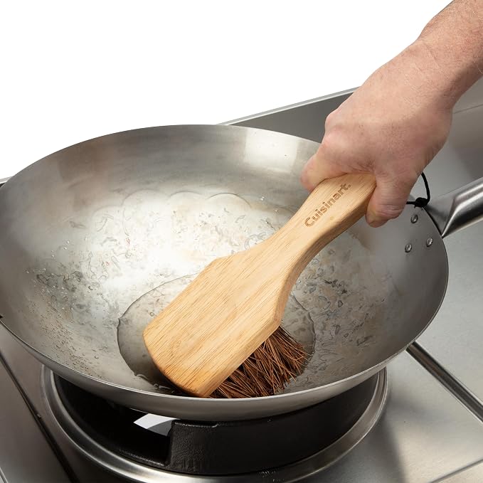 Cuisinart Wok Cleaning Set, Cleaning Tools for Woks