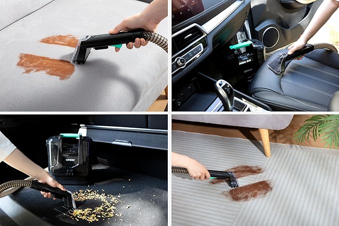 Carpet Spot Cleaner - Multi-Purpose - Portable Carpet and Upholstery Cleaner - Car and Auto Detailer - Pet Stain Eraser PowerBrush Star Carpet Cleaner Machine