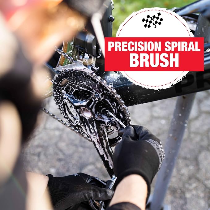 Finish Line Easy-Pro 5 Piece Mechanic’s Bicycle Cleaning Brush Set – Professional-Grade Kit with Chain Keeper, Durable Multi-Surface Brushes | bike-cleaning-tools