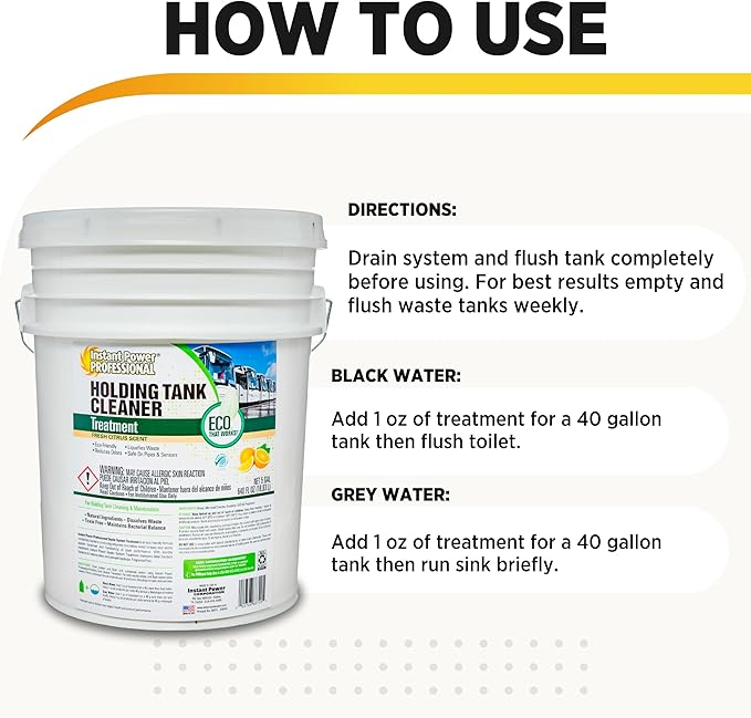 Instant Power Professional Holding Tank Cleaner/Treatment, 640 Fl Oz