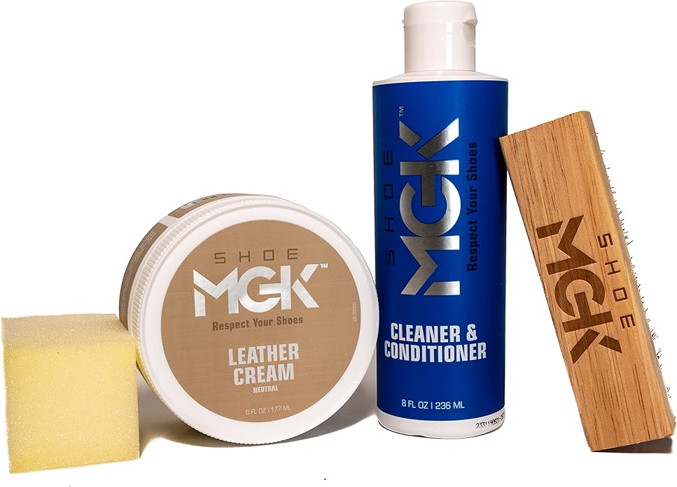 Shoe MGK Leather Care Kit for Restoring and Maintaining Leather Shoes