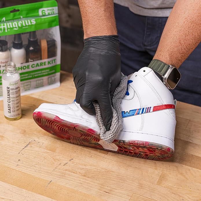 Angelus Sneaker Cleaning Kit | Shoe Cleaner Set for Sneakers, Boots, Leather, Suede | Complete Shoe Care Kit