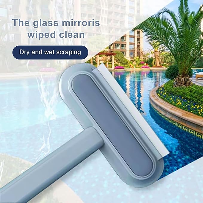 Pet Hair Remover – 4-in-1 Reusable Dog & Cat Hair Removal Tool, Extra Long Handle (23.4"), 2-Pack (Value Set), No-Bend Lint Brush for Furniture, Couch, Carpet, Car Seats & Window Screens