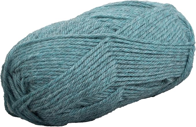Knit Picks Wool of The Andes Worsted Weight Blue 100% Wool Yarn Multi Pack (10 Balls - Fjord Heather)