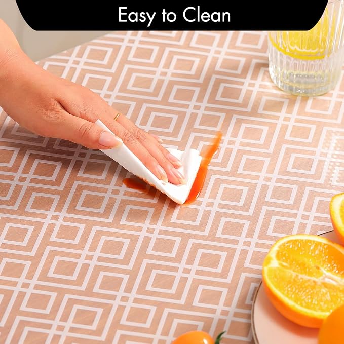 Cooyes Shelf and Drawer Liner for Kitchen Cabinets – Non-Adhesive, Waterproof, Non-Slip Cabinet Liners for Scratch Protection, Desk, Refrigerator, Shelves, Drawers with Modern Pattern