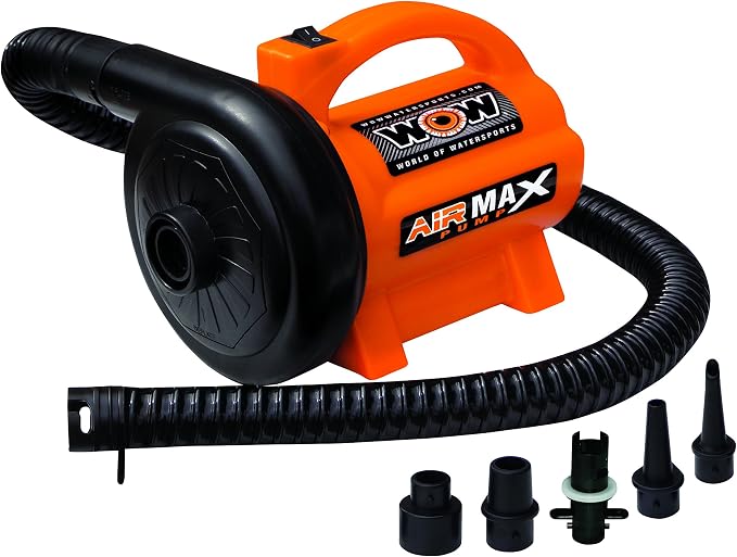 Wow Sports Mega Max 110V AC Electric Air Pump - 3.0 PSI - for Towables & Large Boating Inflatables - Includes Cord