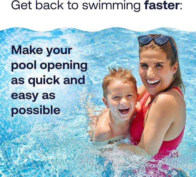 HTH 91022 Swimming Pool Care Kit, Opening and Closing Supplies with HTH 52030 Swimming Pool Care Shock, Cal Hypo Formula, Pack of 6