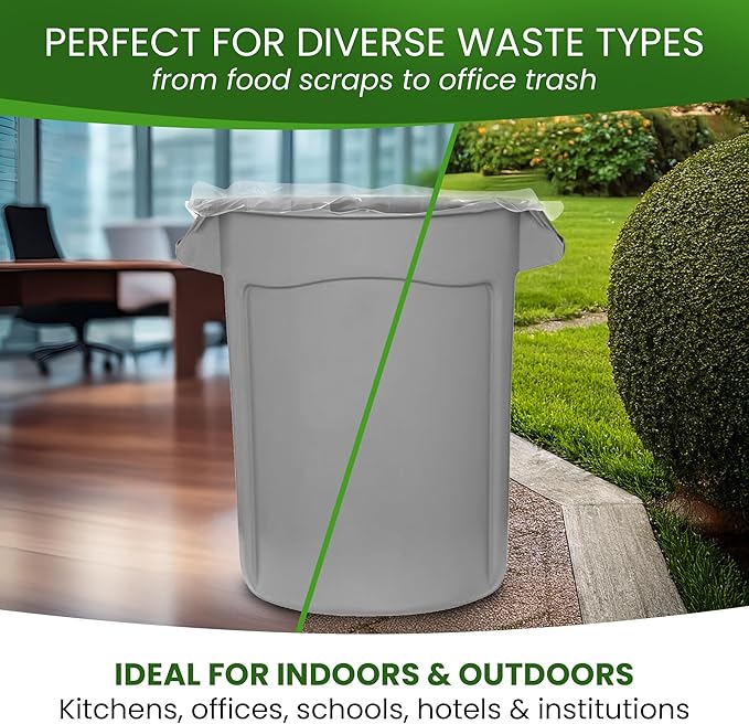 Betta 40-45 Gallon Clear High-Density Trash Bags, 150 Count Box, (40x48-inch) Commercial Medium-Duty Garbage Can Liners