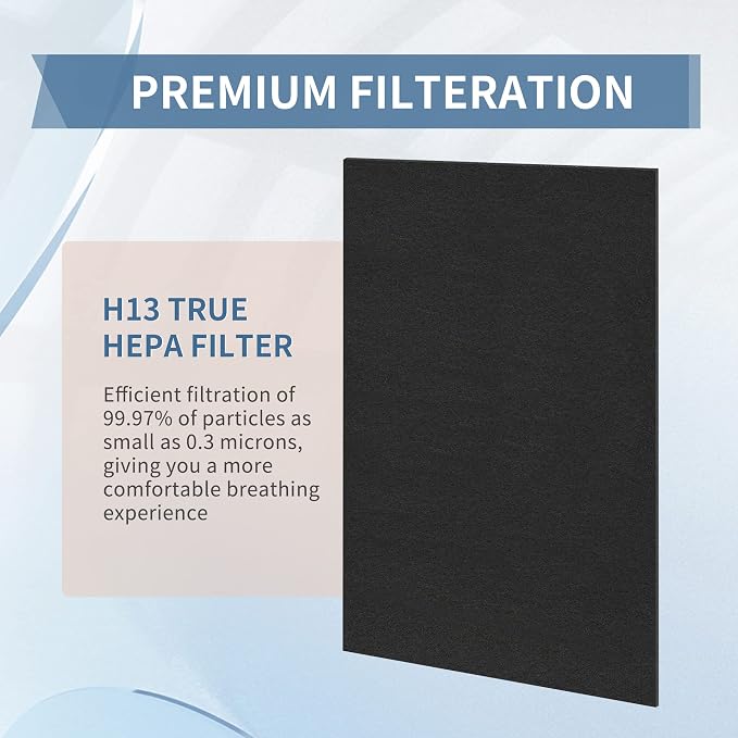 8 Pre Aera Max 300 car-bon Filter Replacement Compatible with Fellowes car-bon Filter for AeraMax 290/300/DX95 Air Pur-ifiers Also Fit AP-300PH HF-300 Part#9324201, 8x car-bon Pre-Filter