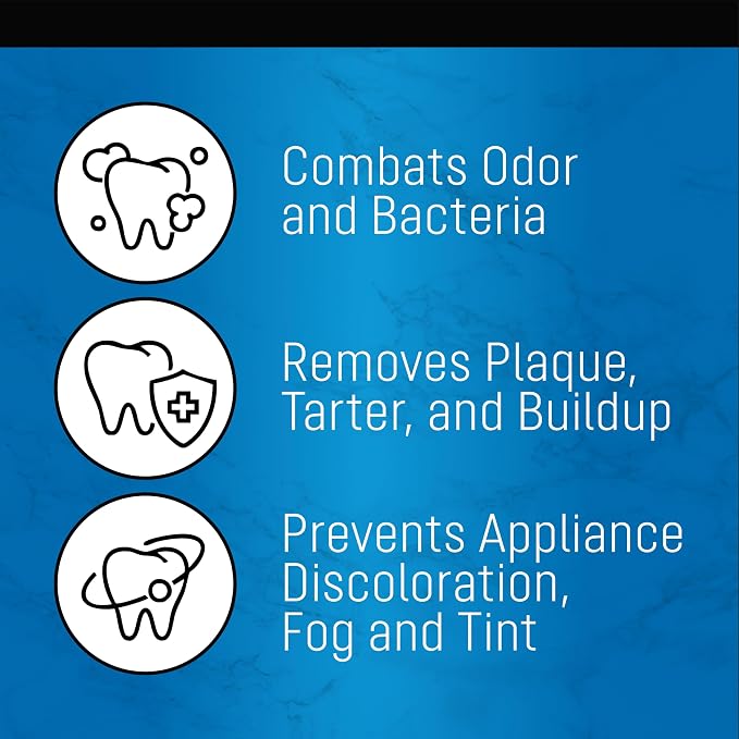 ZENGATE Retainer Cleaner Tablets for Dentures, Retainers, Aligners & Mouth Guards – 240 Denture Cleaning Tablets (8 Month Supply), Removes Plaque, Stains & Odor – FSA HSA Eligible