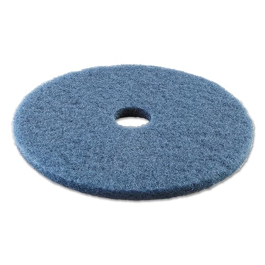 Boardwalk BWK4020BLU Standard Scrubbing Floor Pads, 20" Diameter, Blue (Case of 5)