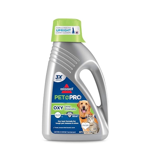 Iron OUT Automatic Toilet Bowl Cleaner, Repel Rust and Hard Water Stains with Every Flush & Bissell Professional Pet Urine Elimator with Oxy and Febreze Carpet Cleaner Shampoo 48 Ounce