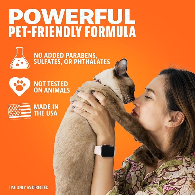 ANGRY ORANGE Dual Scent Pet Odor Eliminator – Citrus & Fresh Spray for Dog and Cat Urine, Carpet Stains, and Strong Smells