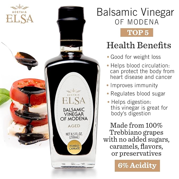 Elsa, Vinegar Balsamic 12 Year, 8.5 Fl Oz
