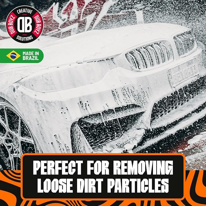 Dub Boyz Ultimate Exterior Car Wash Kit – Includes Hypo Float Citrus Pre-Wash, Snow Many Foam Shampoo, Iron Skunk Wheel Decontaminant, Good Shine Tire Cleaner, and Shark Glass Cleaner – Full-Stage Det