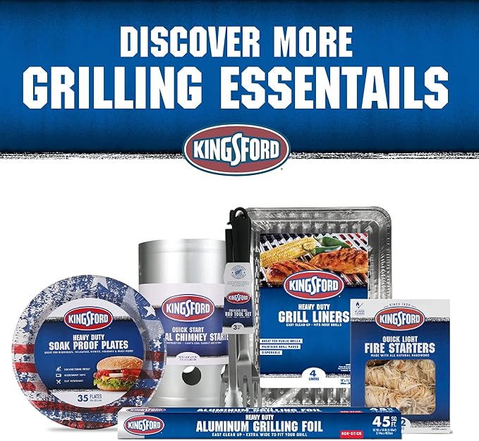 Kingsford Heavy Duty Foaming Grill Cleaner Spray, BBQ Degreaser for Charcoal & Gas Grills, Cuts Grease, Burnt-On Food & Grime, Easy Spray-On Foam for Grill Grates & Surfaces, Aerosol Can, 14.5 Oz