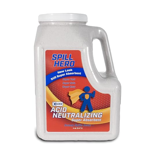 Chemical Neutralizer, Acids, 6 qt.