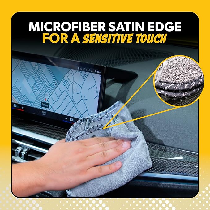 Chemical Guys AllSwipe Multi-Purpose Microfiber Towels for Cars, Microfiber Cleaning Cloth Multi Color Drying Towels Car Detailing for Wash Interior and Glass, 14 x 12 Inch - 6 Pack